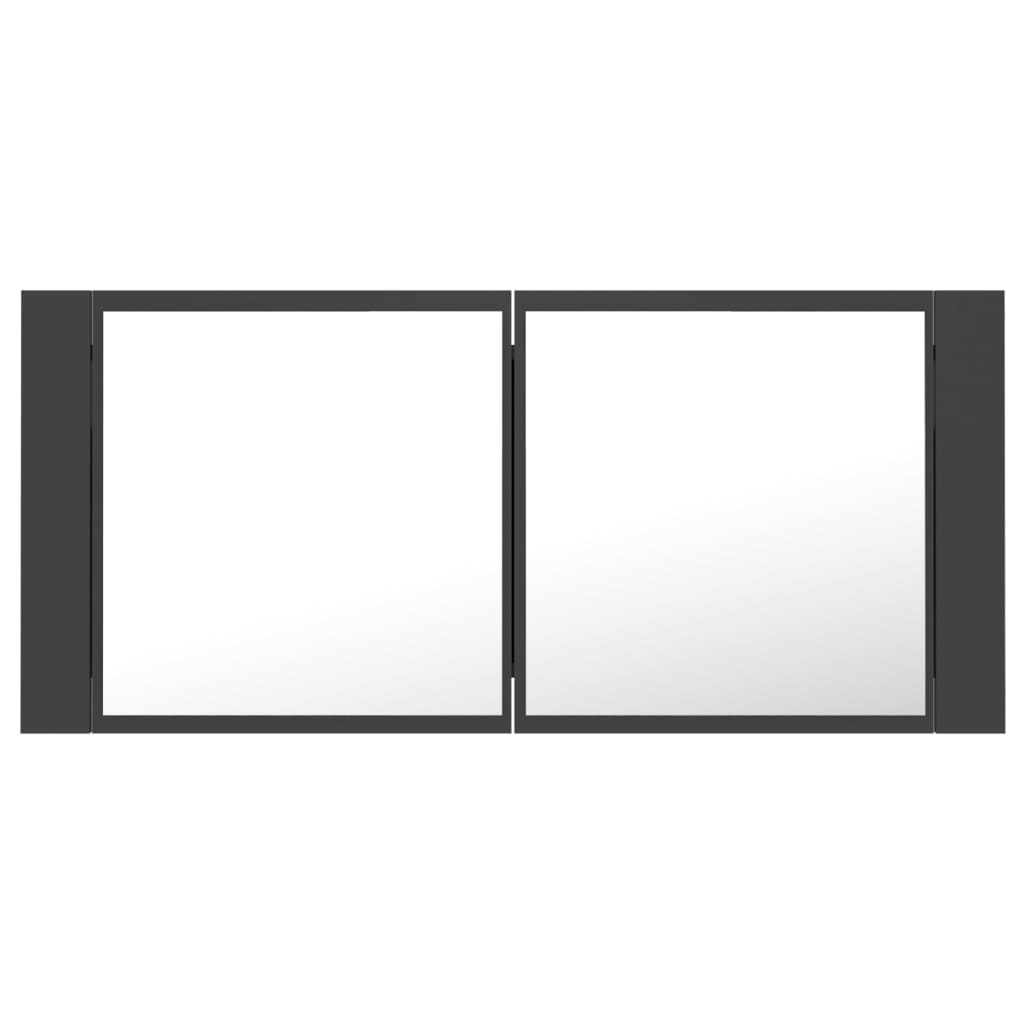 Led Bathroom Mirror Cabinet 100X12X45 Cm Acrylic