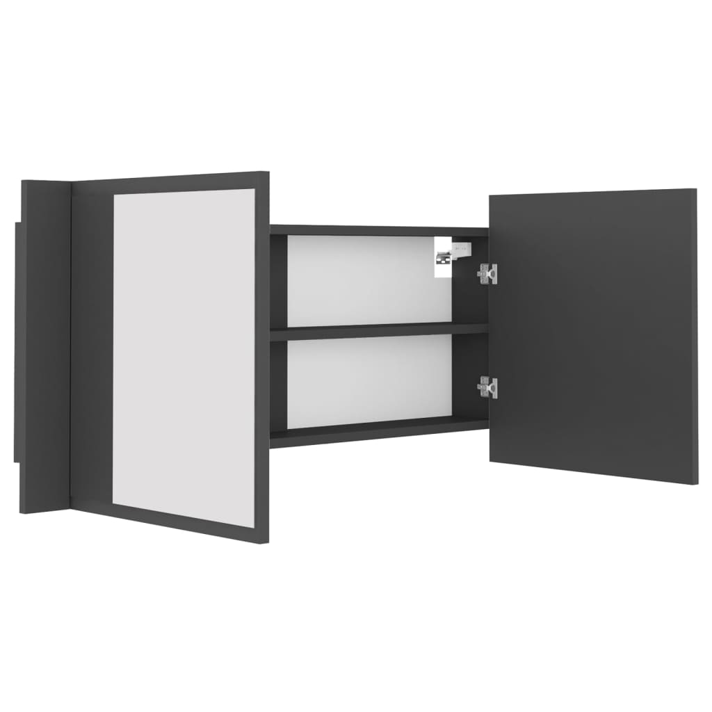 Led Bathroom Mirror Cabinet 100X12X45 Cm Acrylic