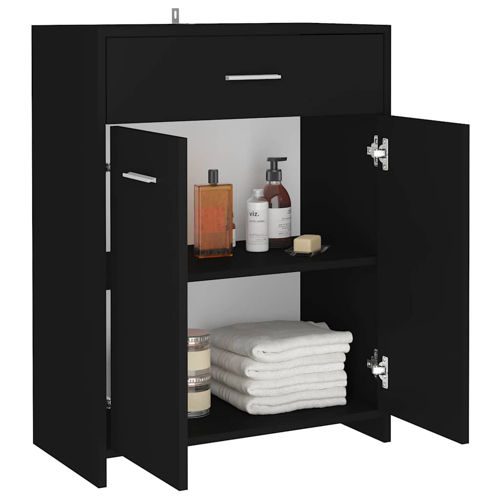 Bathroom Cabinet 60X33X80 Cm Engineered Wood