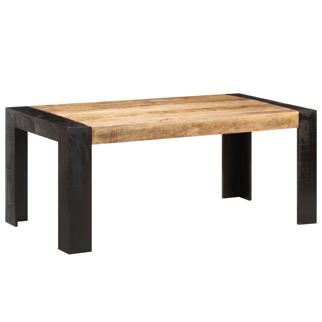 Dining Table Solid Rough Mango Wood