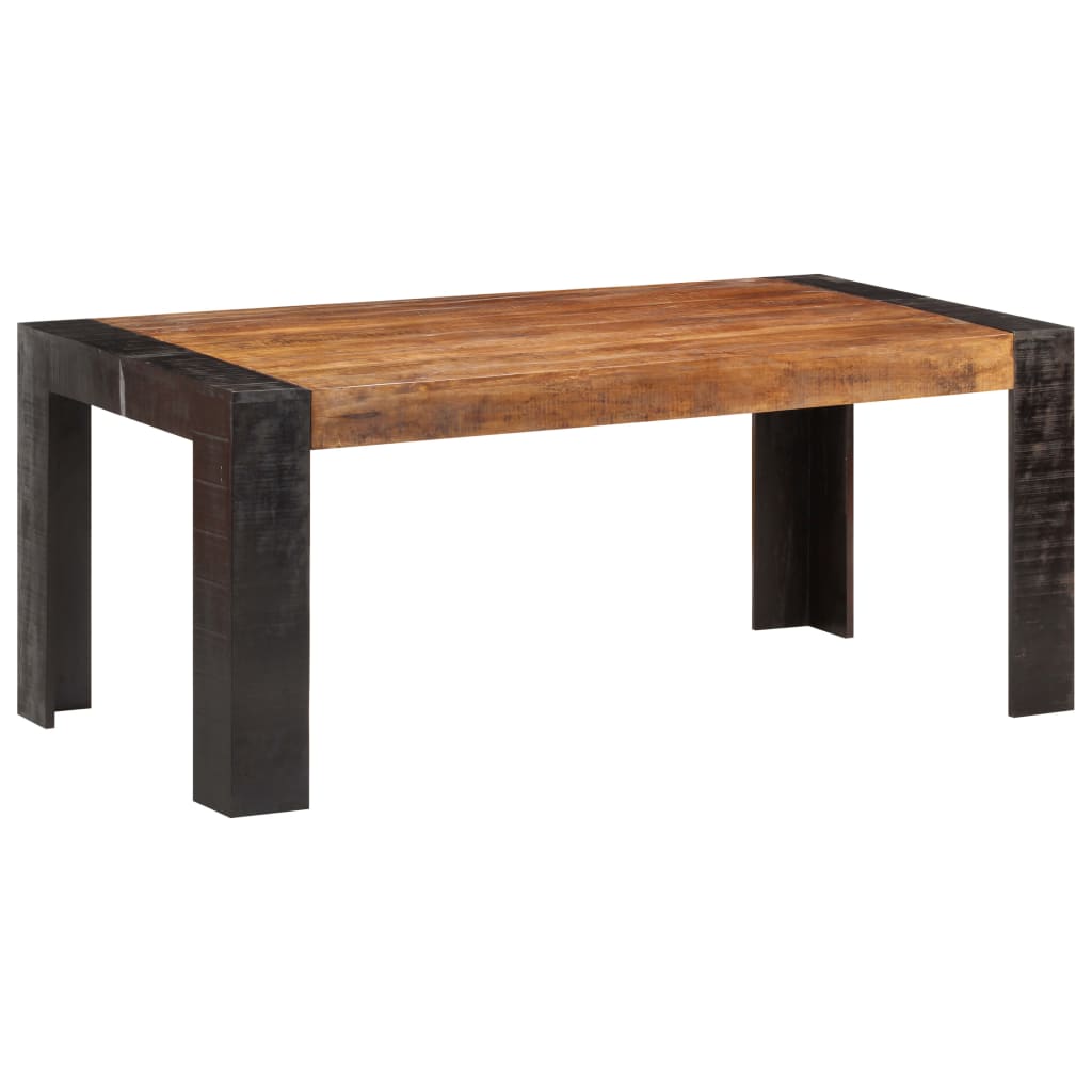 Dining Table Solid Rough Mango Wood
