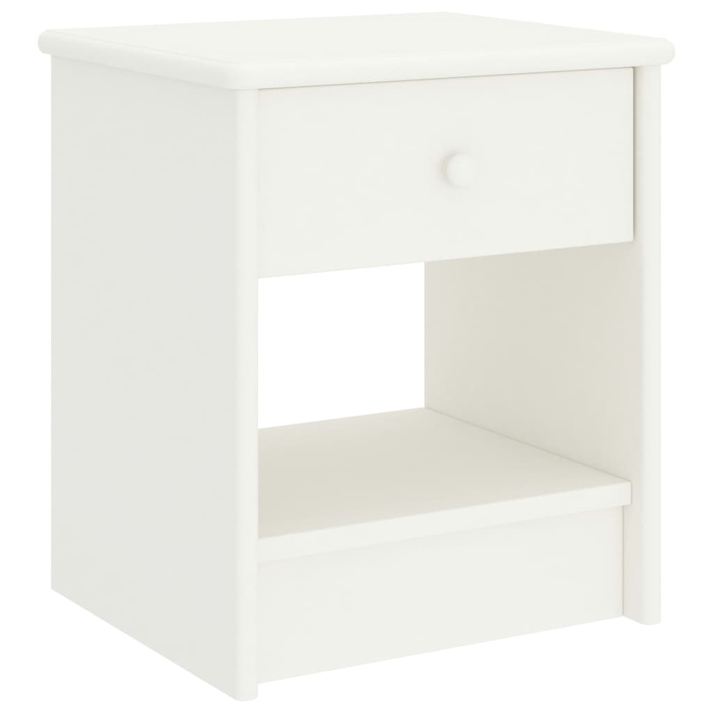 Bedside Cabinet 35X30X40 Cm Solid Pinewood