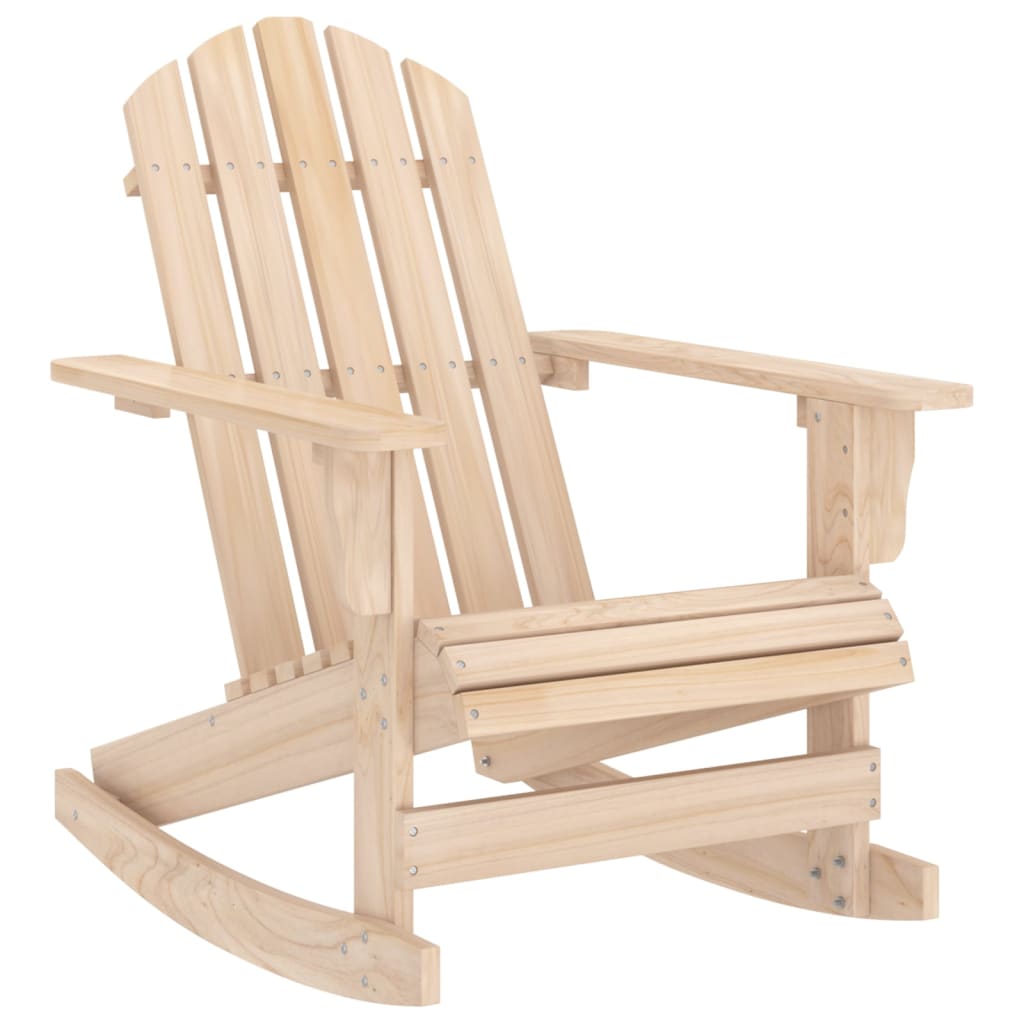 Garden Adirondack Rocking Chair Solid Fir Wood