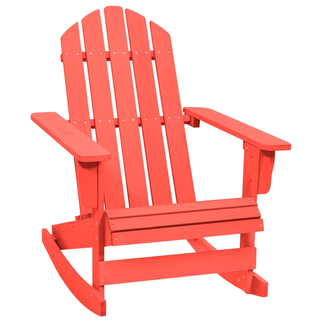 Garden Adirondack Rocking Chair Solid Fir Wood