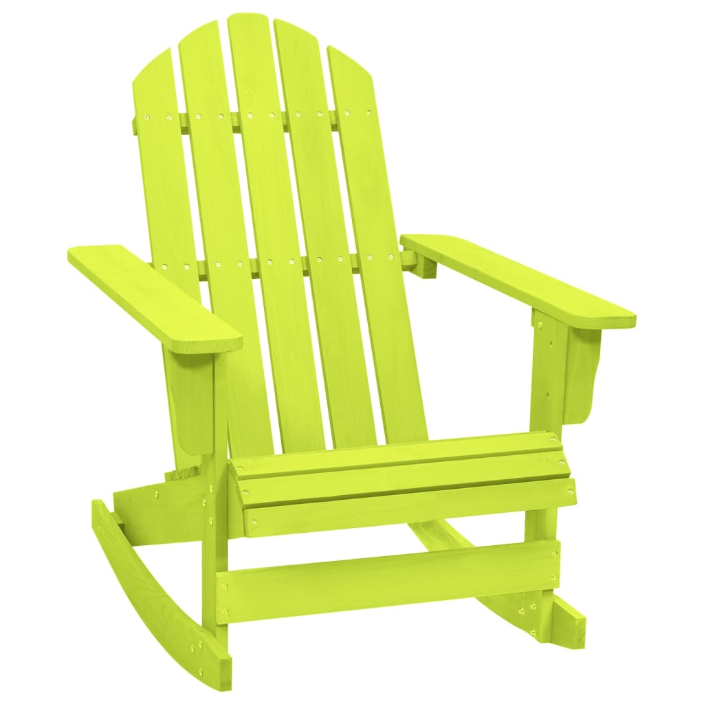 Garden Adirondack Rocking Chair Solid Fir Wood