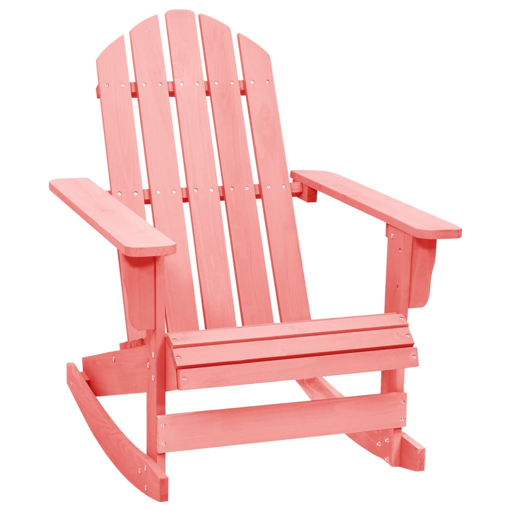 Garden Adirondack Rocking Chair Solid Fir Wood