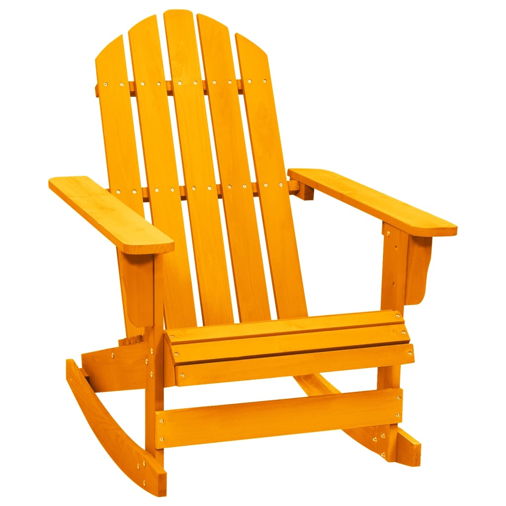 Garden Adirondack Rocking Chair Solid Fir Wood