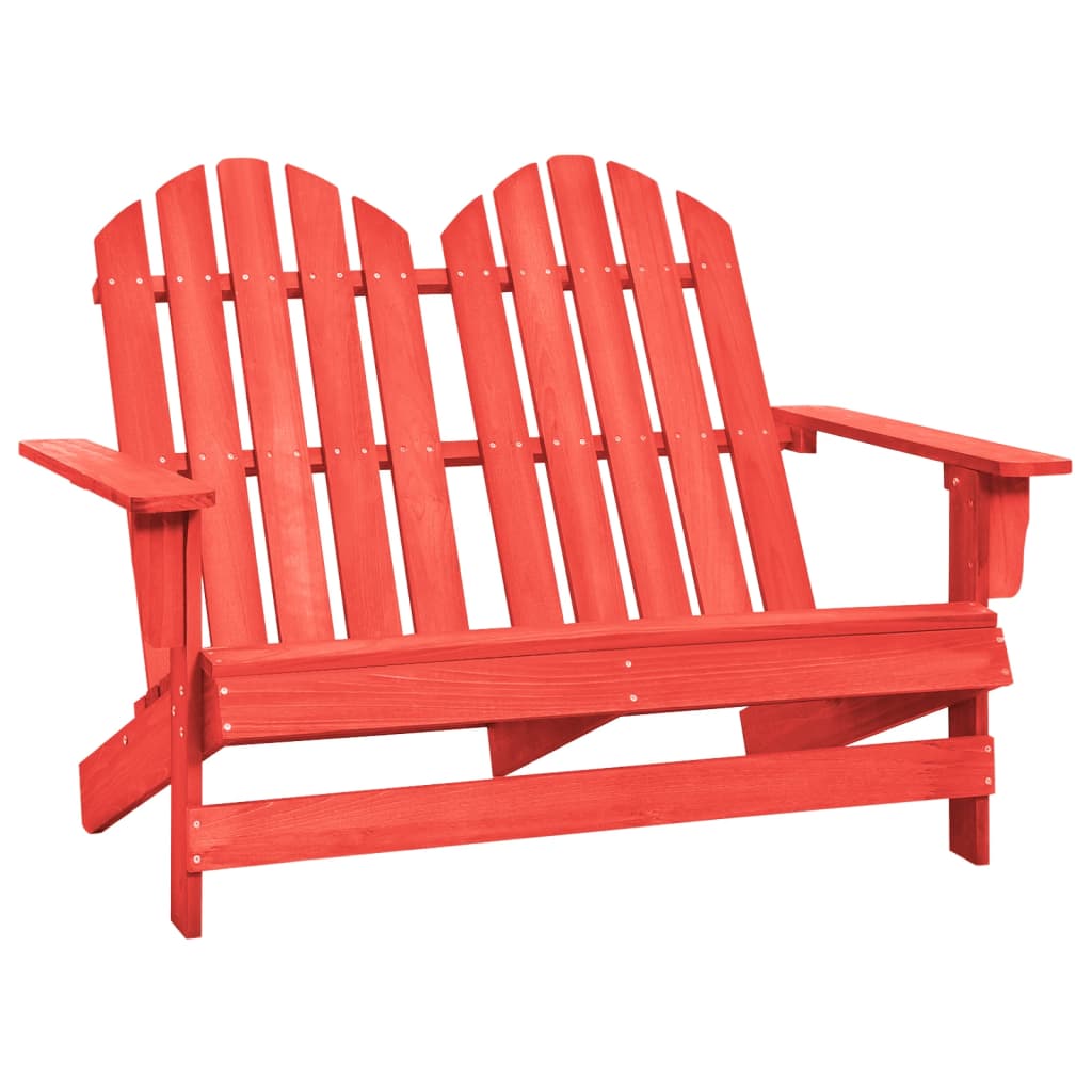 2-Seater Garden Adirondack Chair Solid Fir Wood