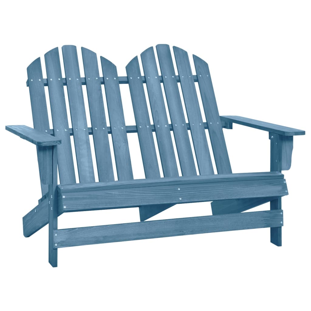 2-Seater Garden Adirondack Chair Solid Fir Wood