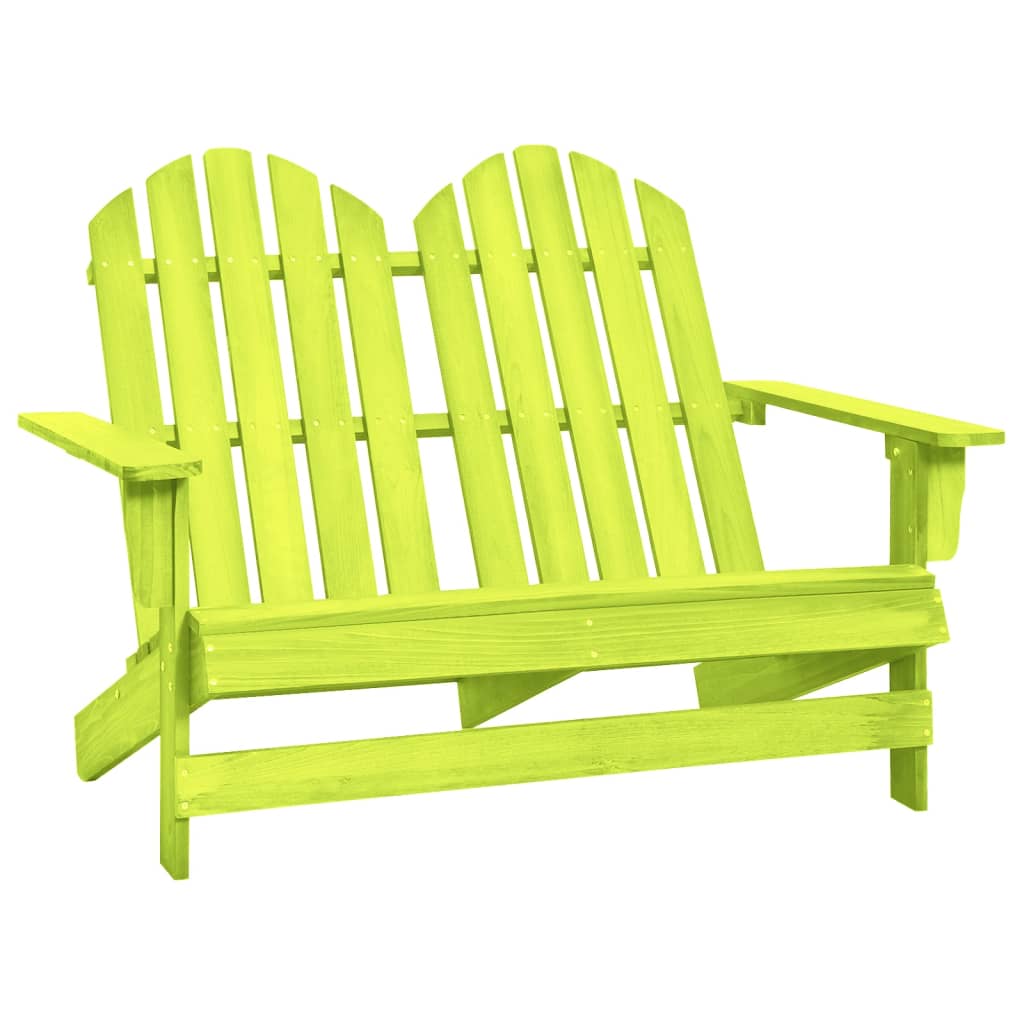 2-Seater Garden Adirondack Chair Solid Fir Wood