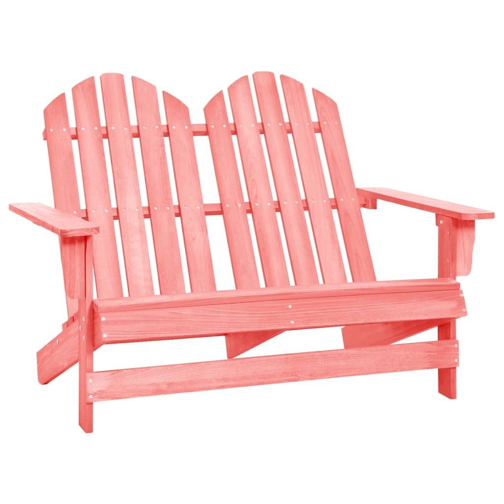 2-Seater Garden Adirondack Chair Solid Fir Wood