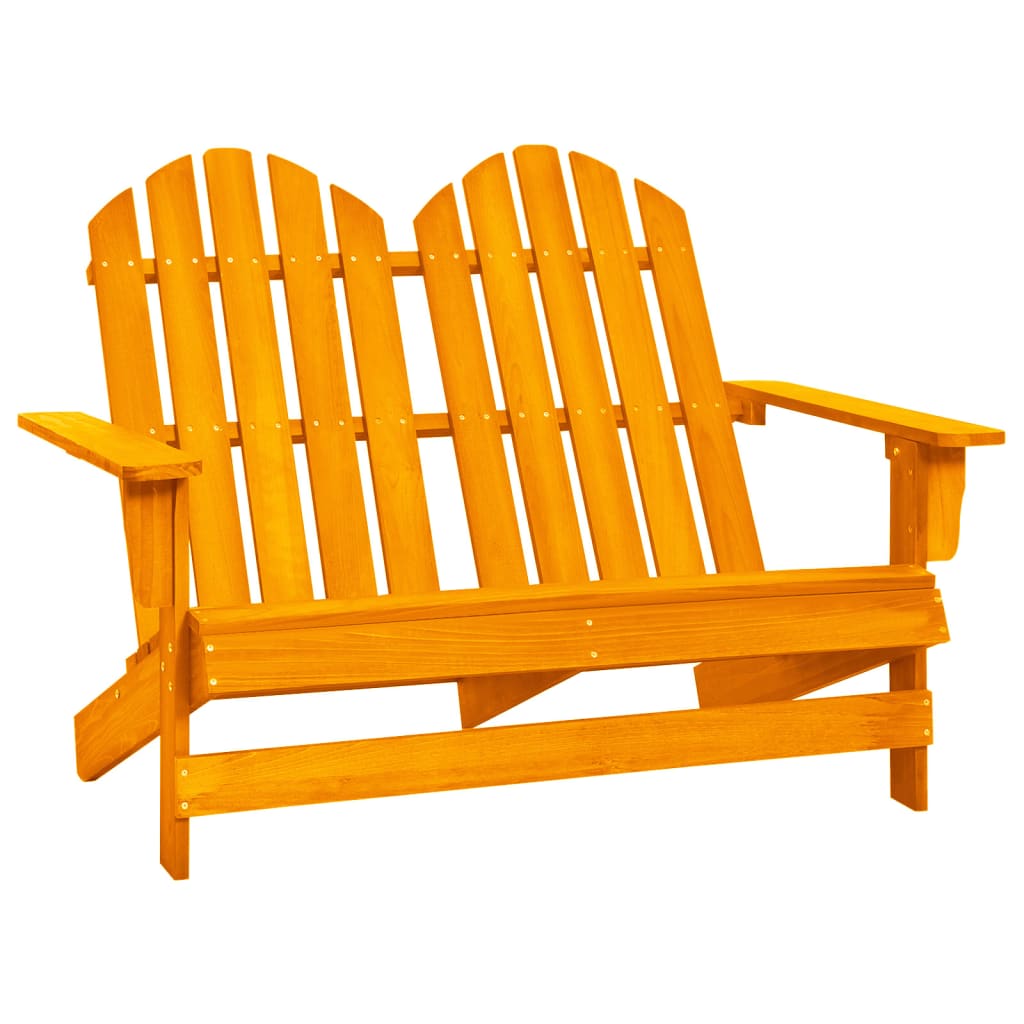 2-Seater Garden Adirondack Chair Solid Fir Wood