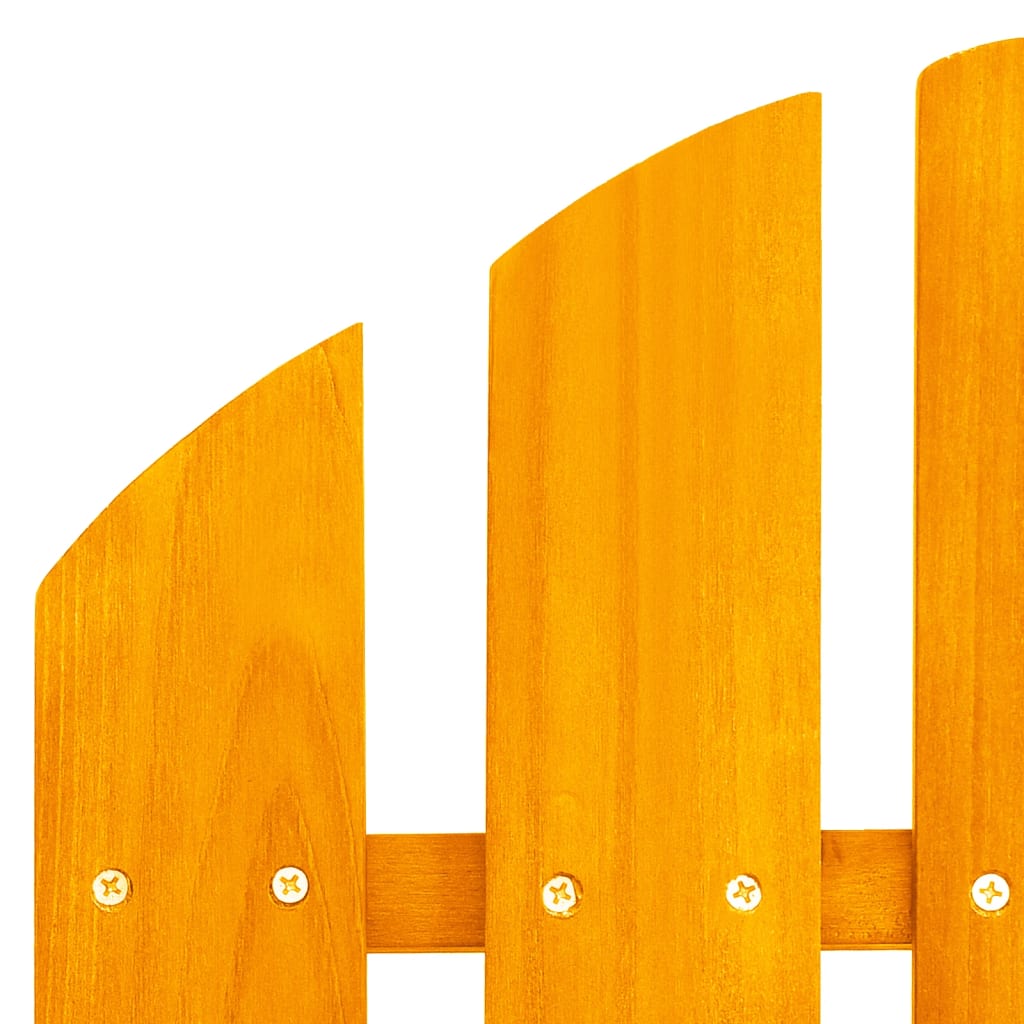 2-Seater Garden Adirondack Chair&Ottoman Fir Wood