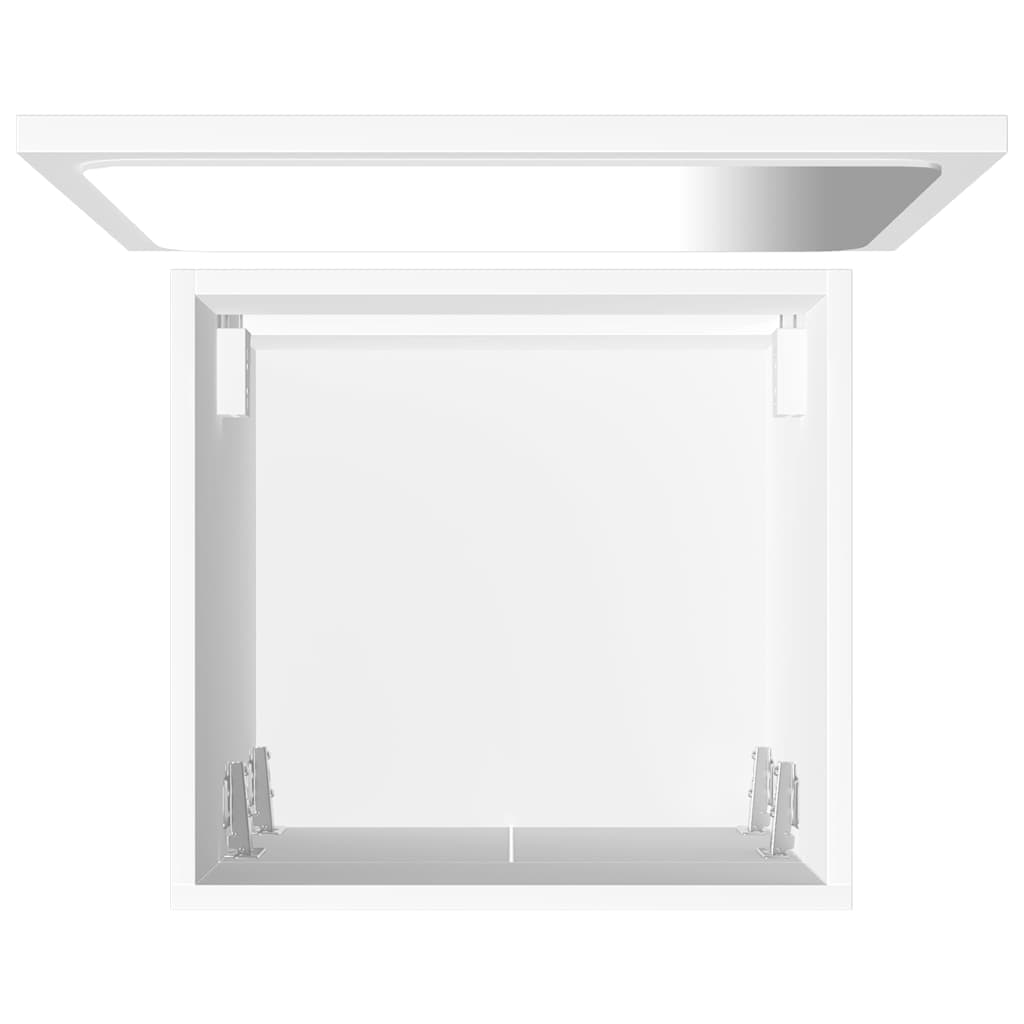 2 Piece Bathroom Furniture Set Engineered Wood