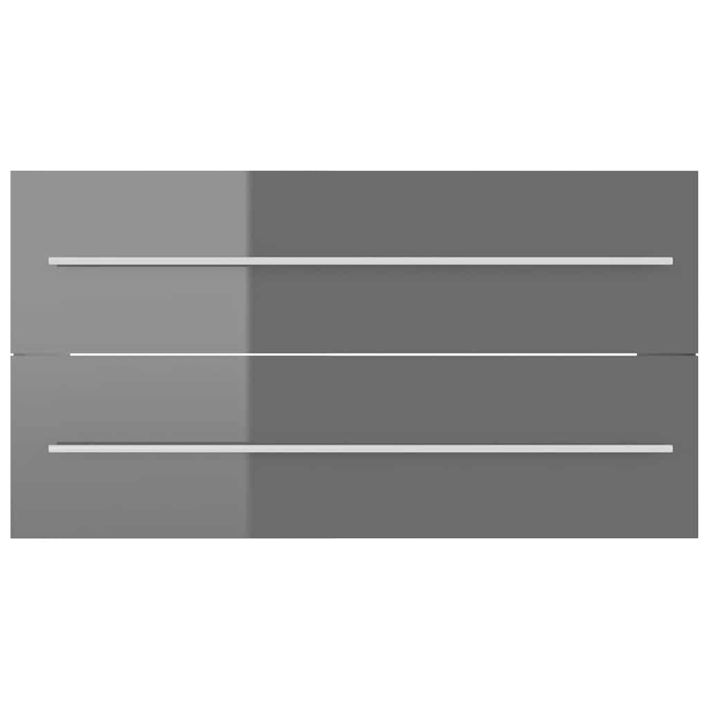 2 Piece Bathroom Furniture Set Engineered Wood