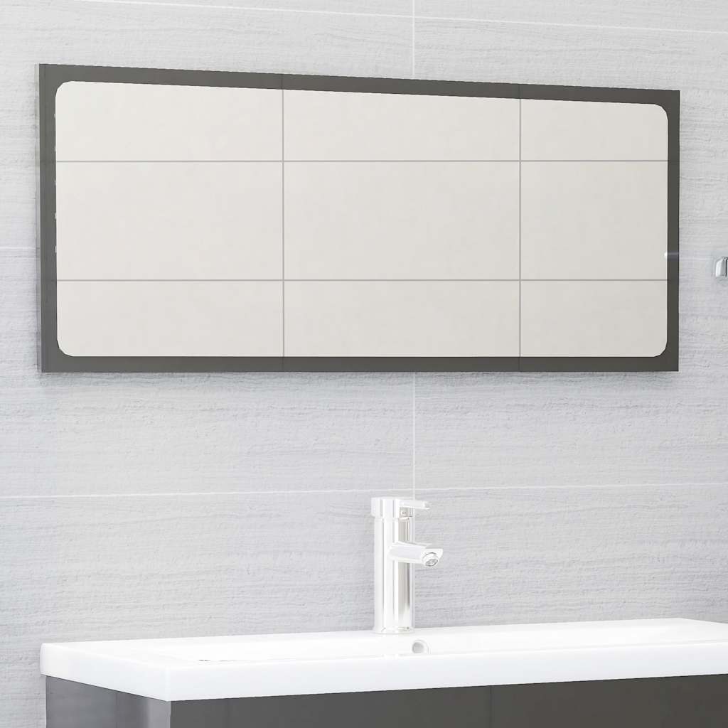 2 Piece Bathroom Furniture Set Engineered Wood