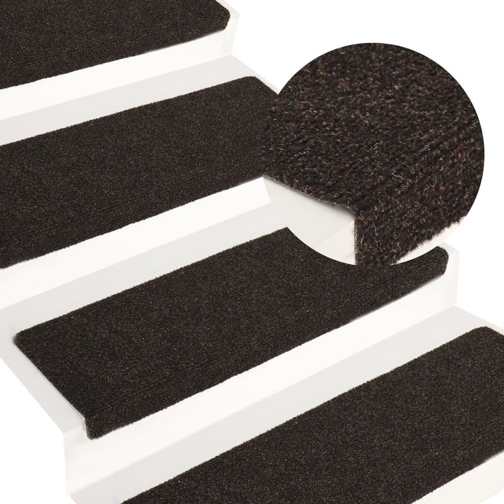 Stair Mats 5 Pcs Needle Punch 65X21X4 Cm