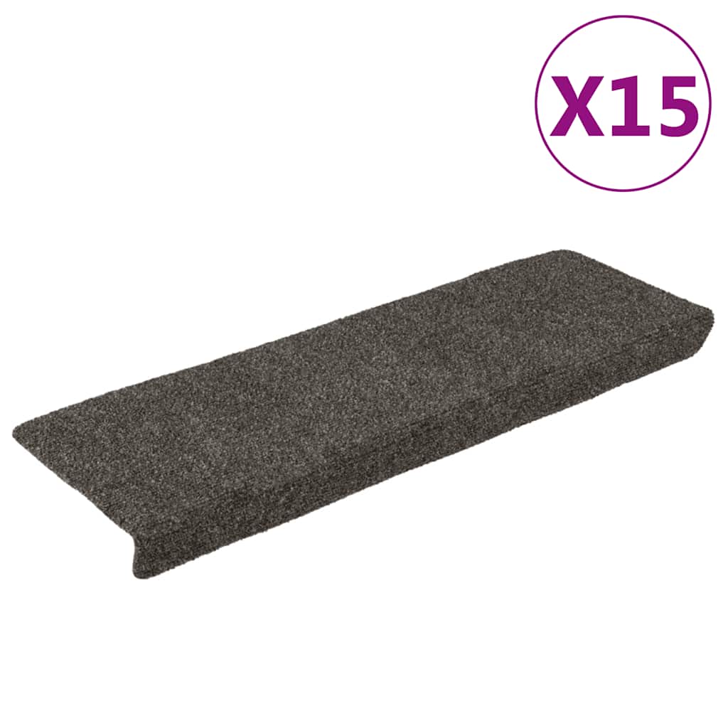 Stair Mats 5 Pcs Needle Punch 65X21X4 Cm