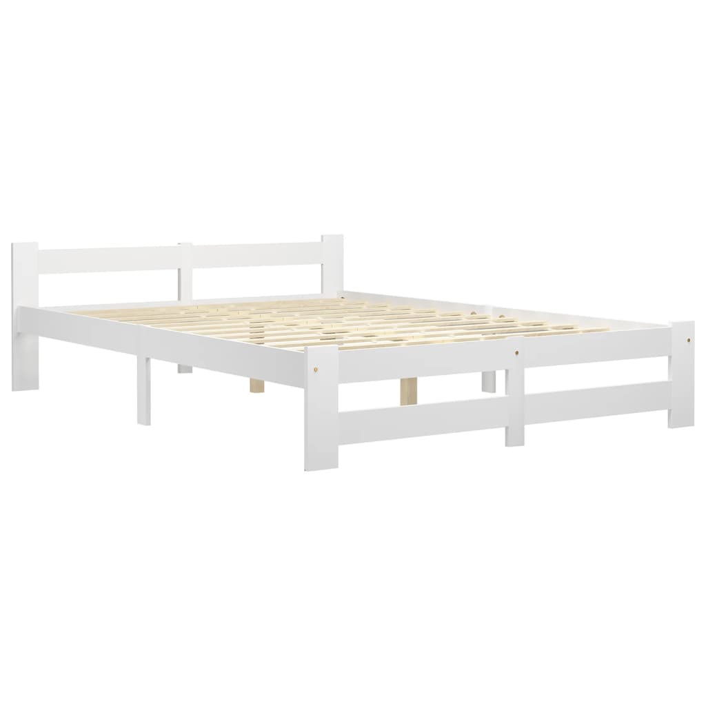 Bed Frame Without Mattress Solid Pine Wood