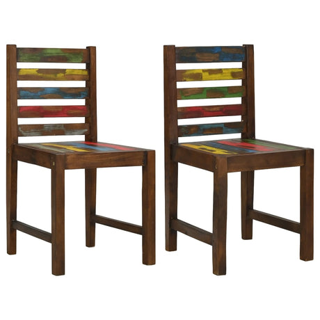 Dining Chairs 6 Pcs Solid Reclaimed Wood