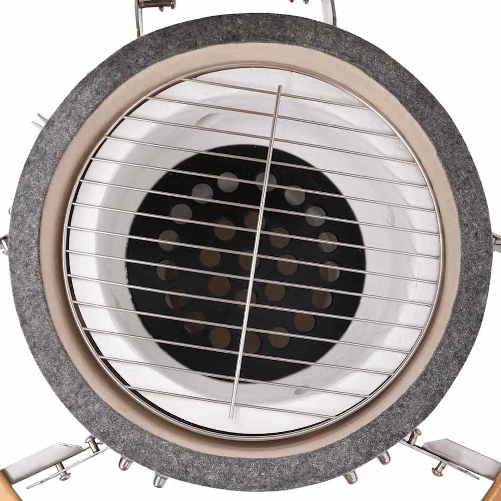 Kamado Barbecue Grill Smoker Ceramic 76 Cm
