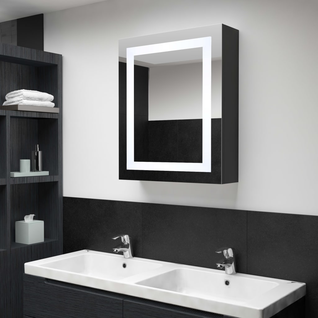 Led Bathroom Mirror Cabinet 50X13X70 Cm