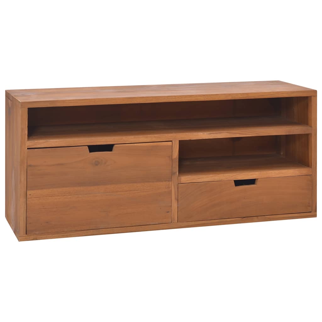 Tv Cabinet 90X30X40 Cm Solid Teak Wood