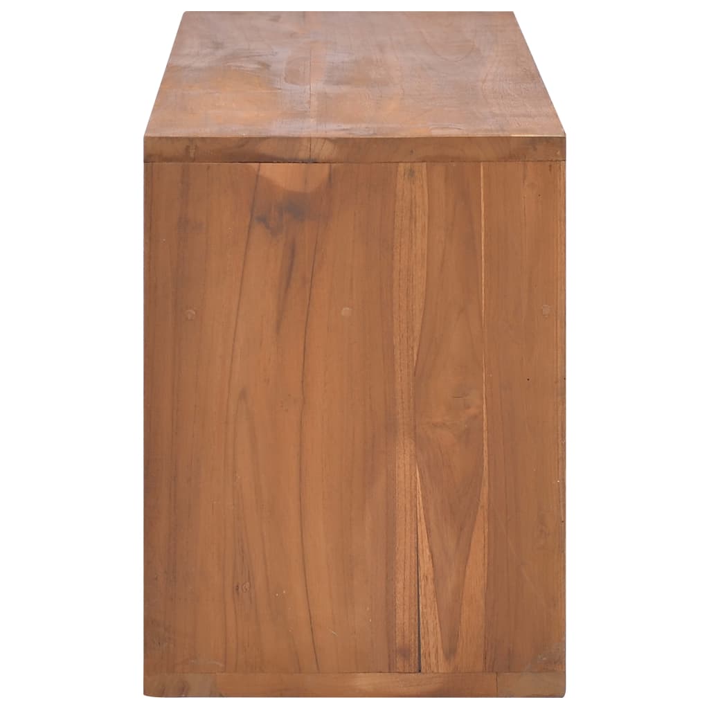 Tv Cabinet 90X30X40 Cm Solid Teak Wood