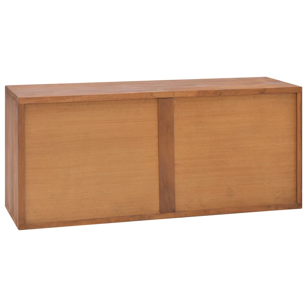 Tv Cabinet 90X30X40 Cm Solid Teak Wood