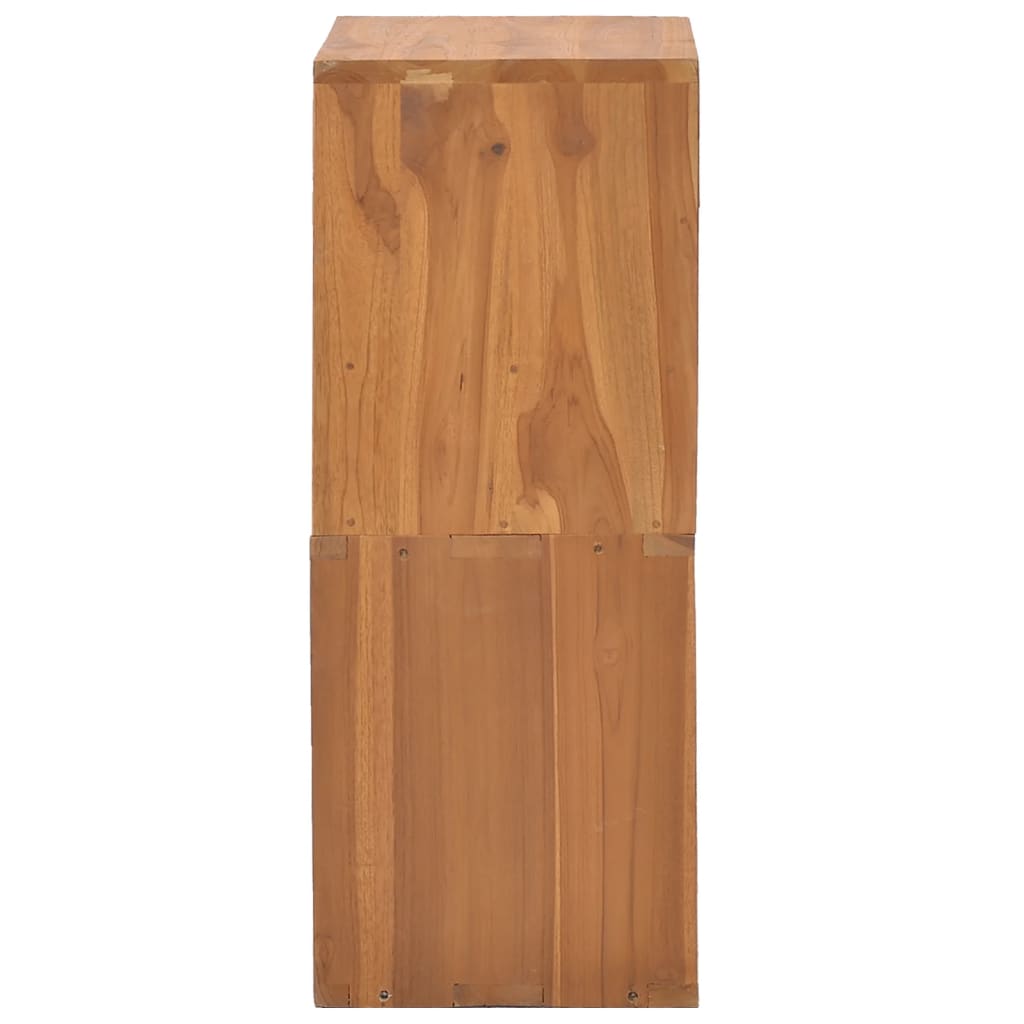 Storage Cabinet 40X30X76 Cm Solid Teak Wood