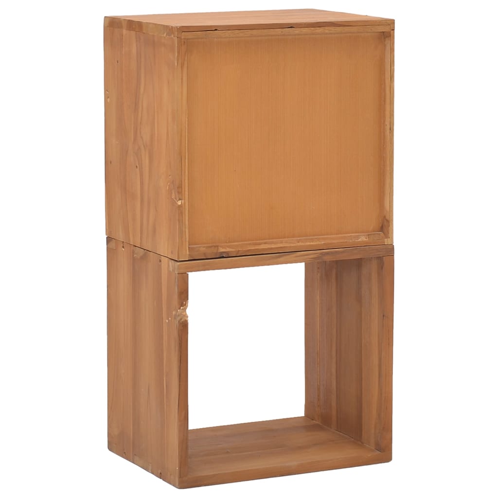 Storage Cabinet 40X30X76 Cm Solid Teak Wood