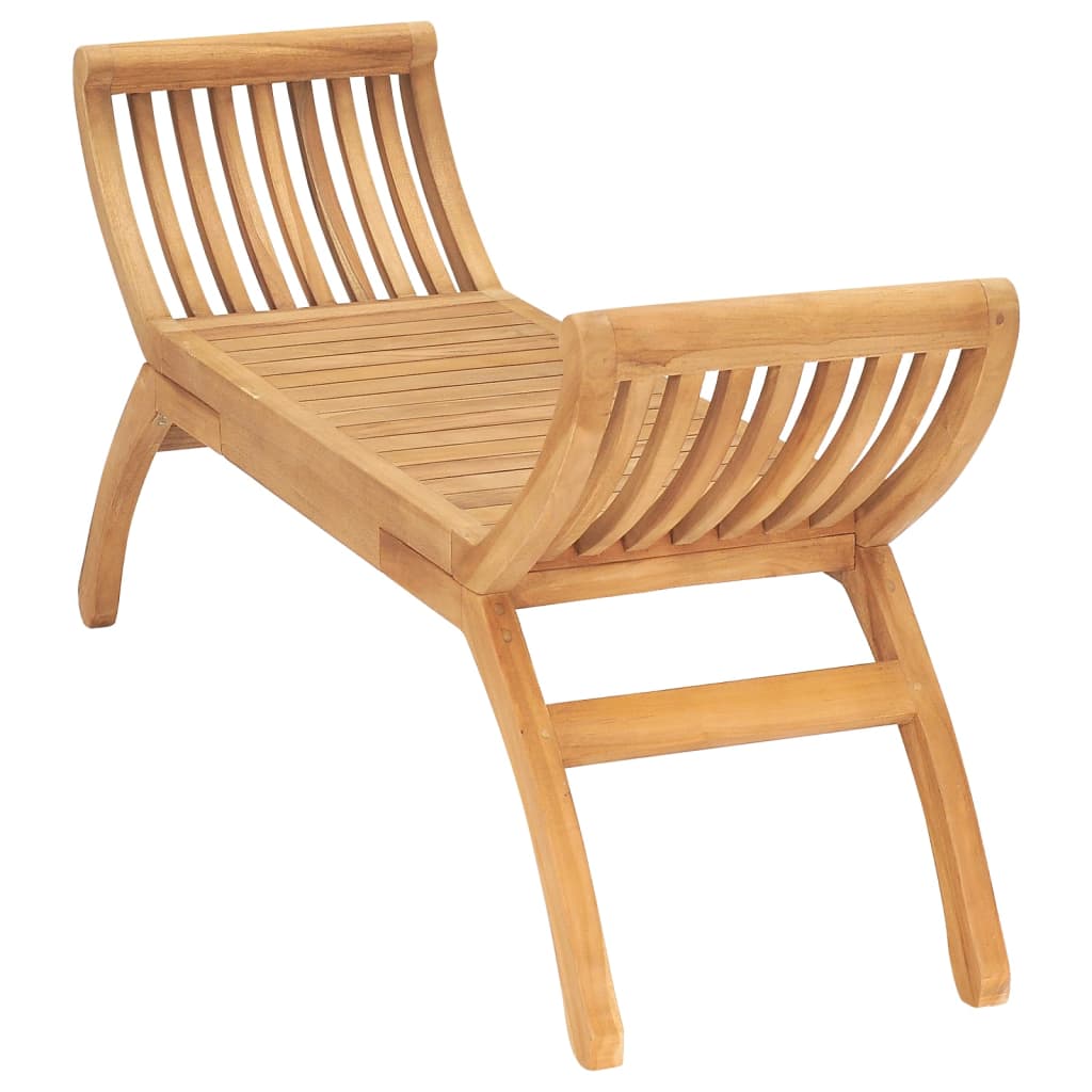 Garden Bench 160 Cm Solid Teak Wood