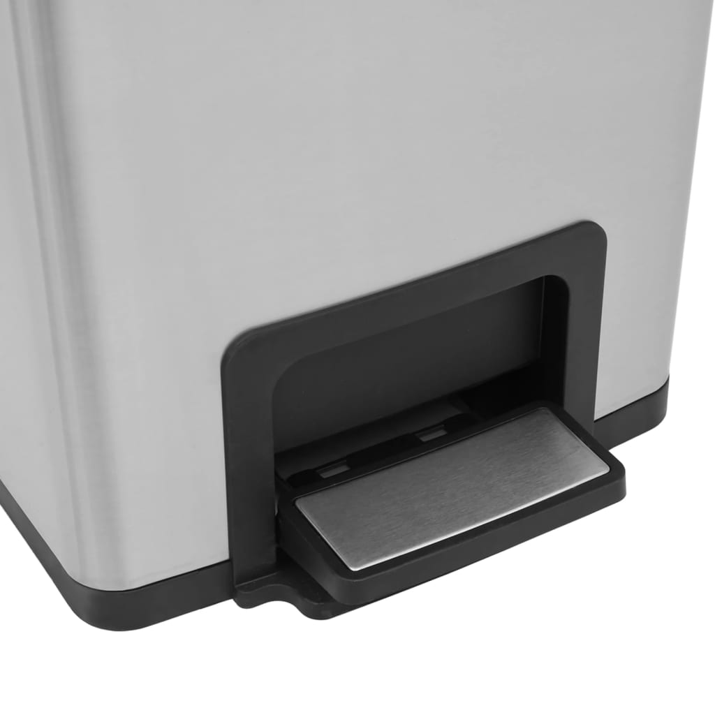 Dustbin With Pedal Anti-Fingerprint 30L Stainless Steel