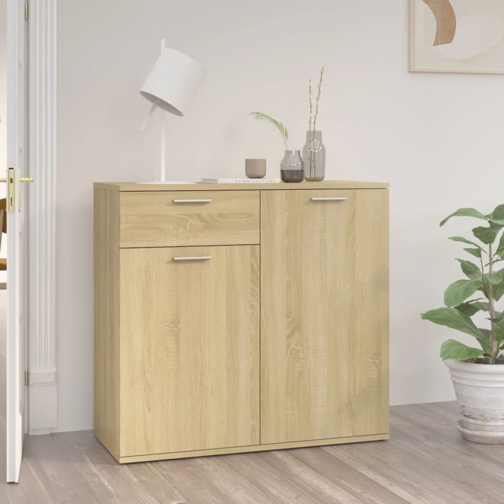 Sideboard 80X36X75 Cm Engineered Wood