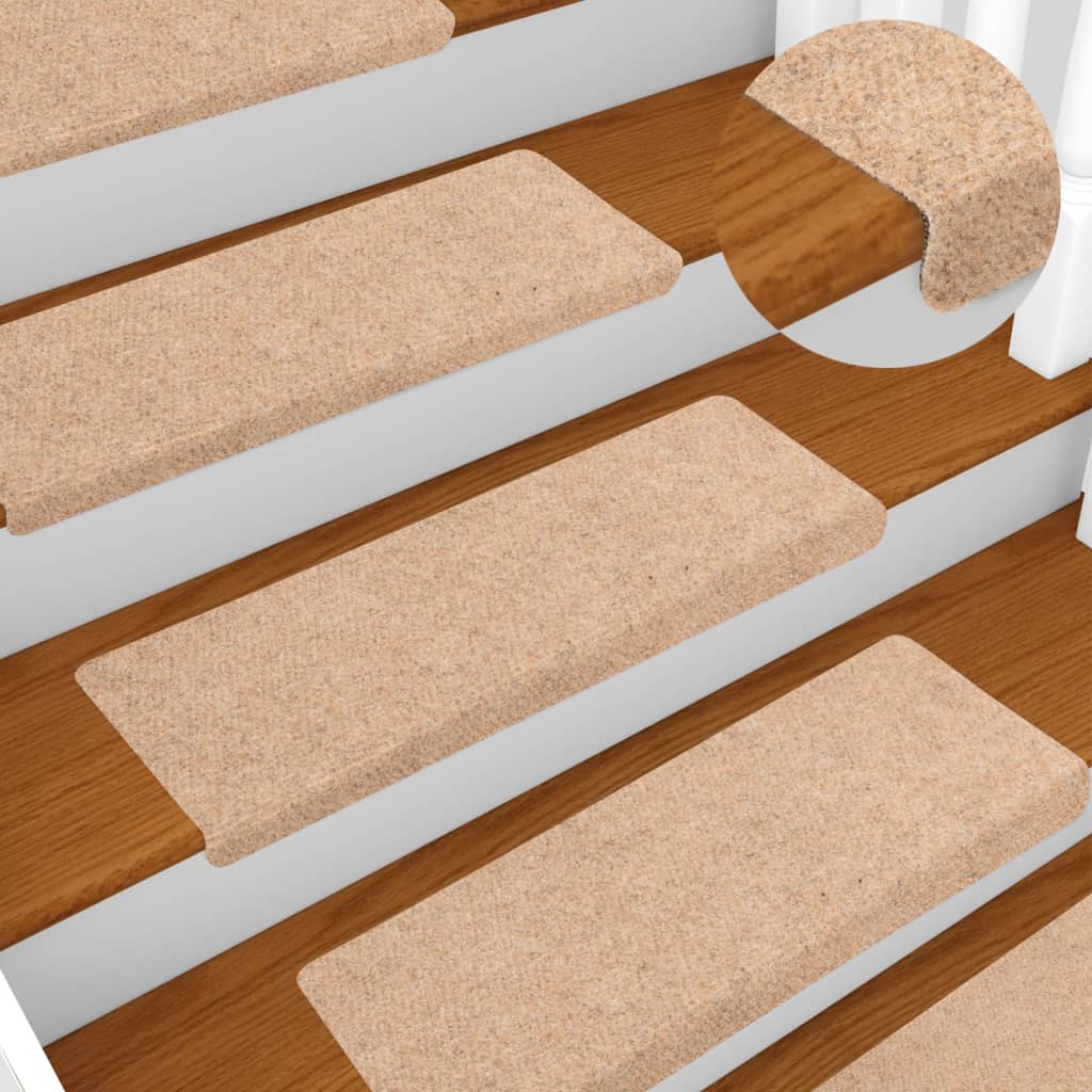 Stair Mats 5 Pcs Needle Punch 65X21X4 Cm