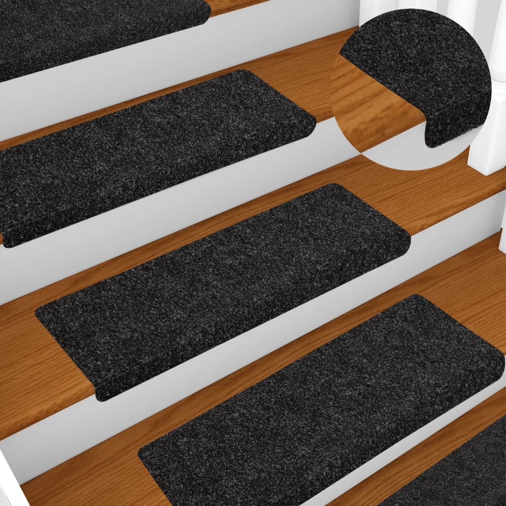 Stair Mats 5 Pcs Needle Punch 65X21X4 Cm