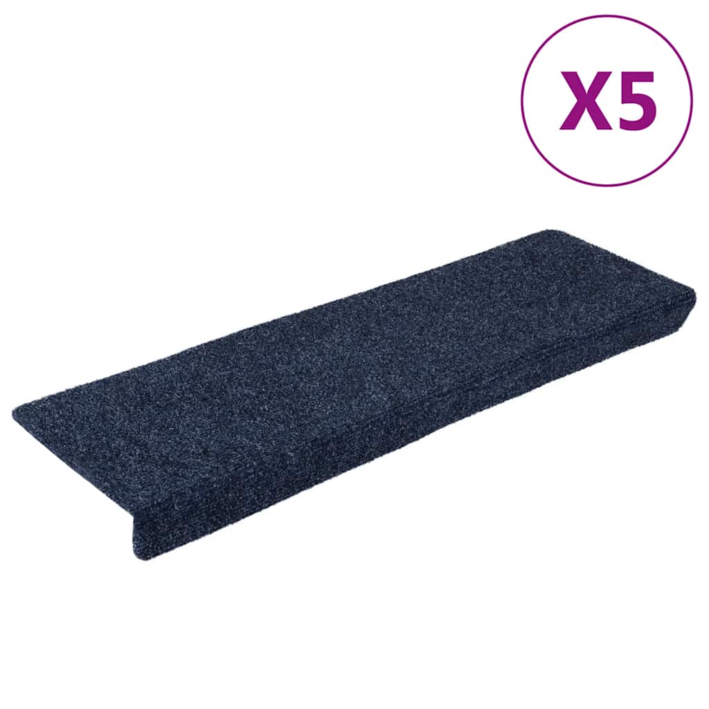 Stair Mats 5 Pcs Needle Punch 65X21X4 Cm