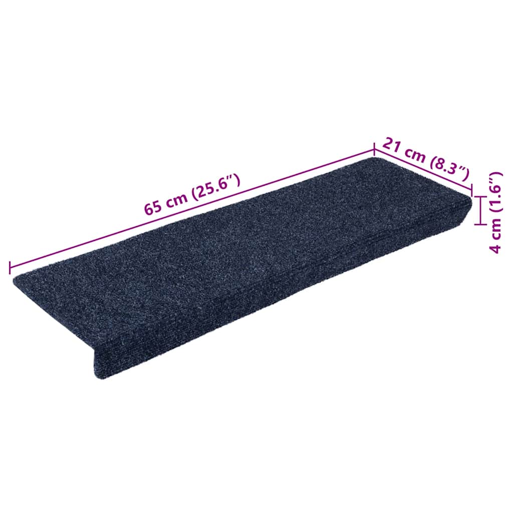 Stair Mats 5 Pcs Needle Punch 65X21X4 Cm