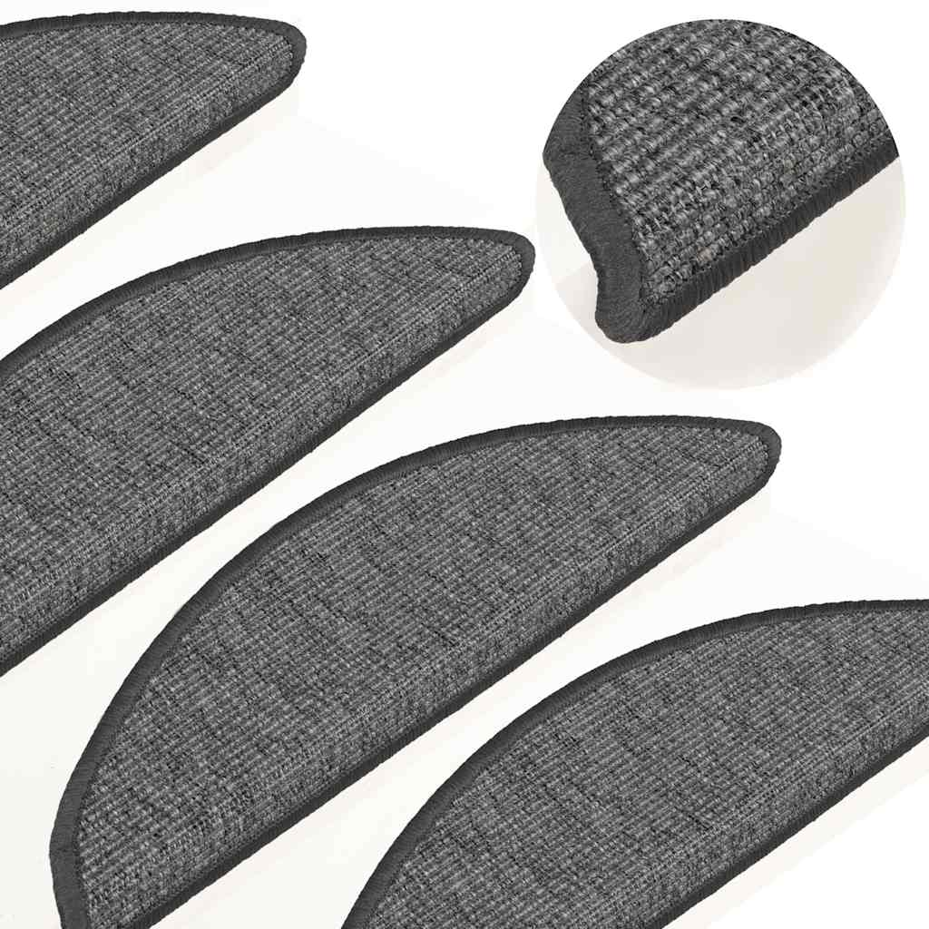 Stair Mats Self-Adhesive 15 Pcs 65X21X4 Cm