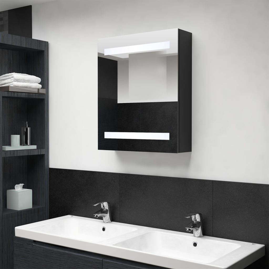 Led Bathroom Mirror Cabinet 50X14X60 Cm