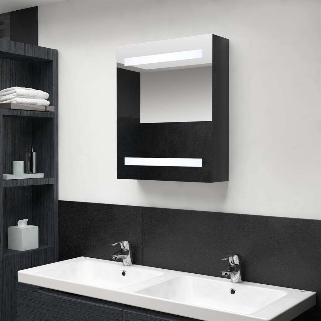 Led Bathroom Mirror Cabinet 50X14X60 Cm