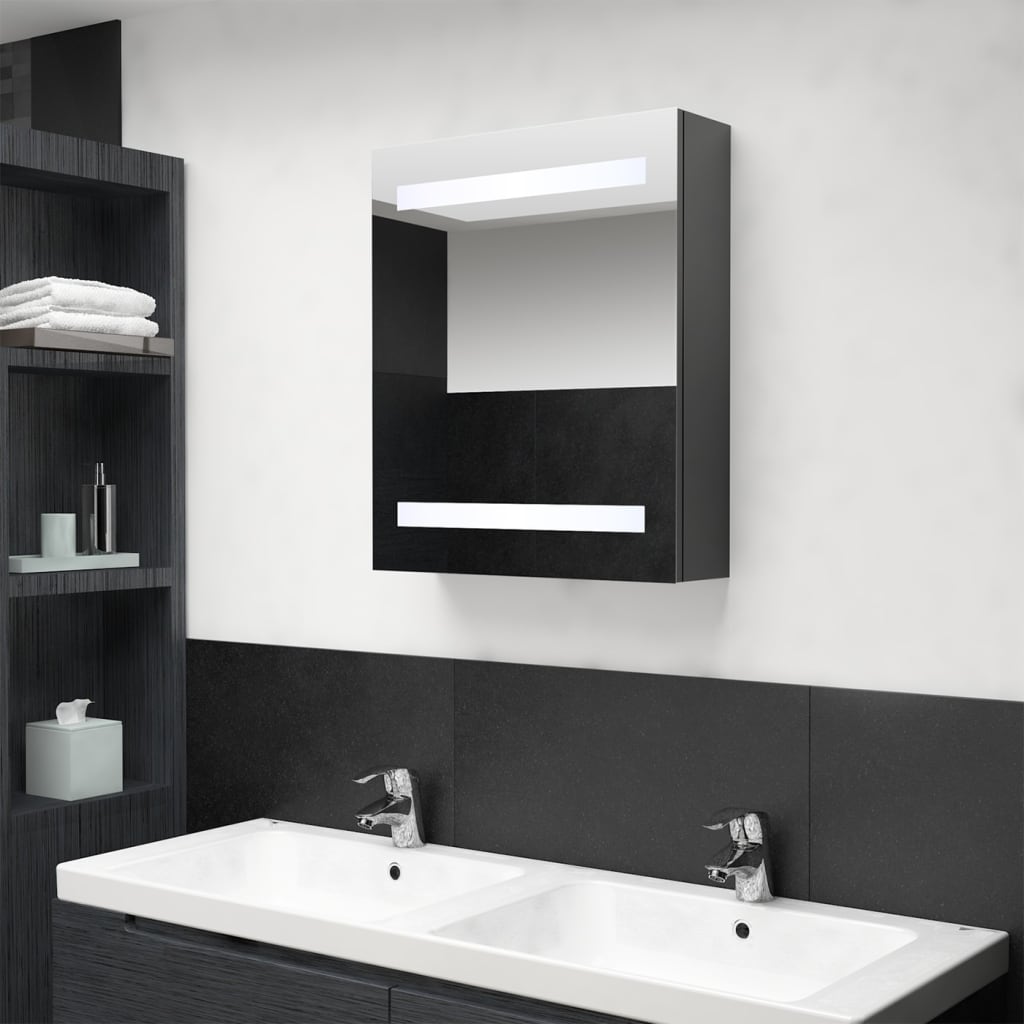 Led Bathroom Mirror Cabinet 50X14X60 Cm