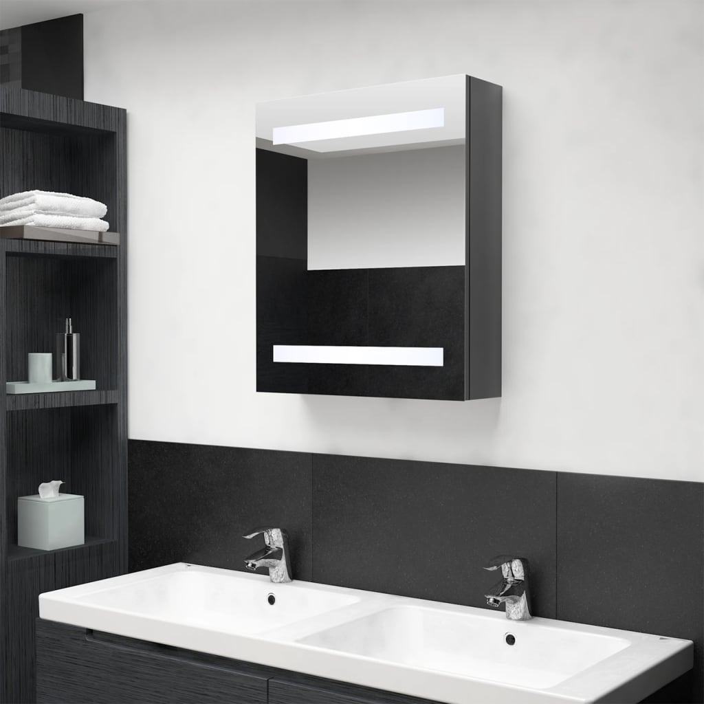 Led Bathroom Mirror Cabinet 50X14X60 Cm