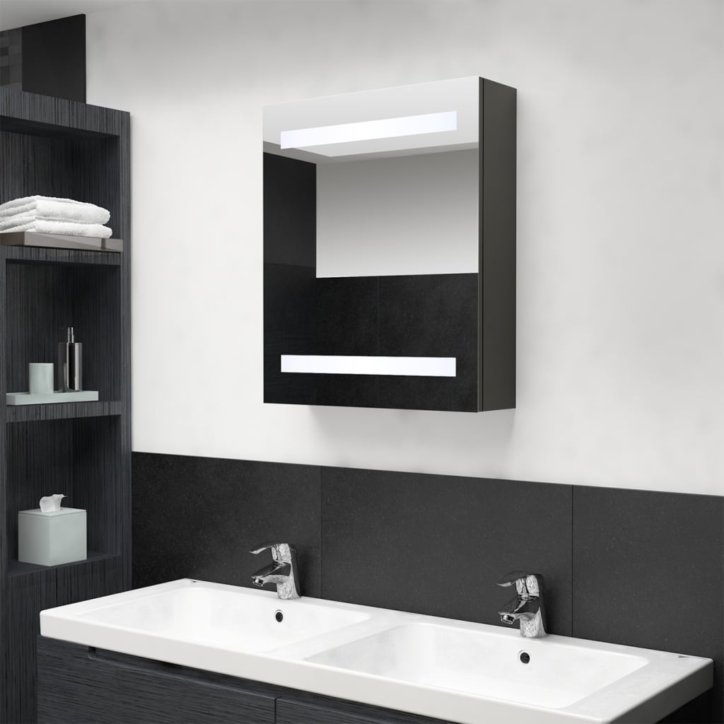Led Bathroom Mirror Cabinet 50X14X60 Cm