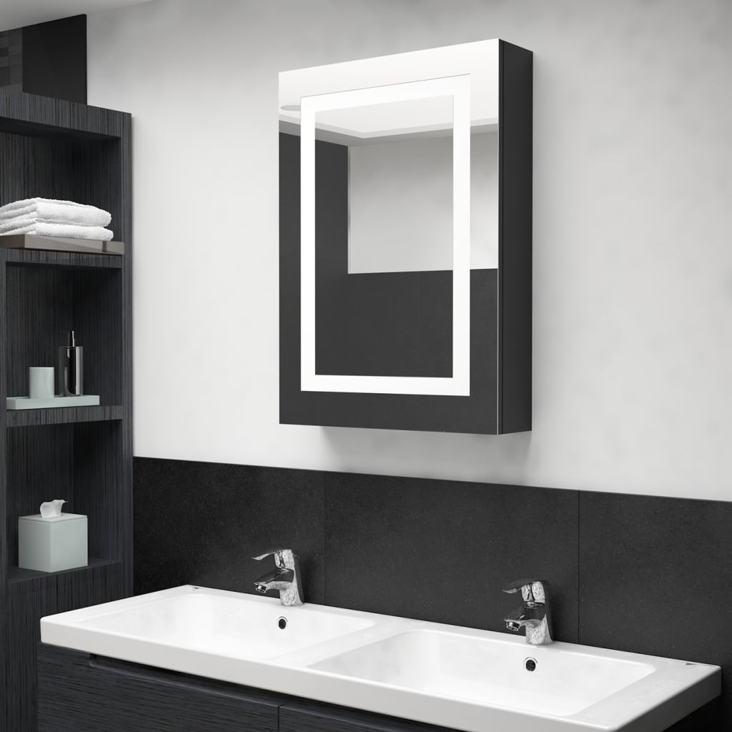 Led Bathroom Mirror Cabinet 50X13X70 Cm