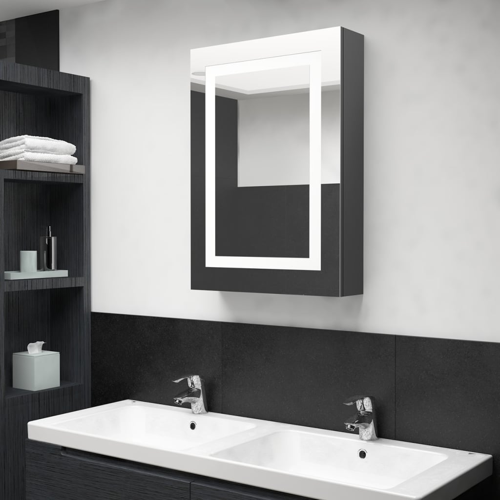 Led Bathroom Mirror Cabinet 50X13X70 Cm