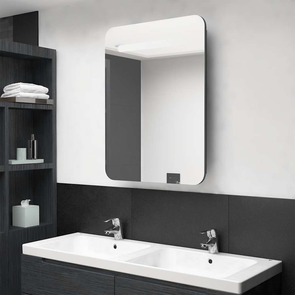 Led Bathroom Mirror Cabinet 60X11X80 Cm