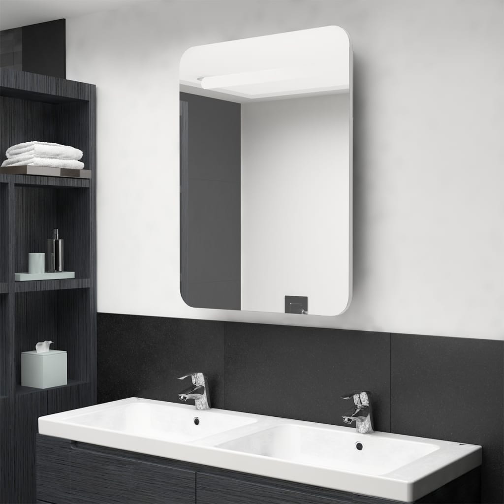 Led Bathroom Mirror Cabinet 60X11X80 Cm