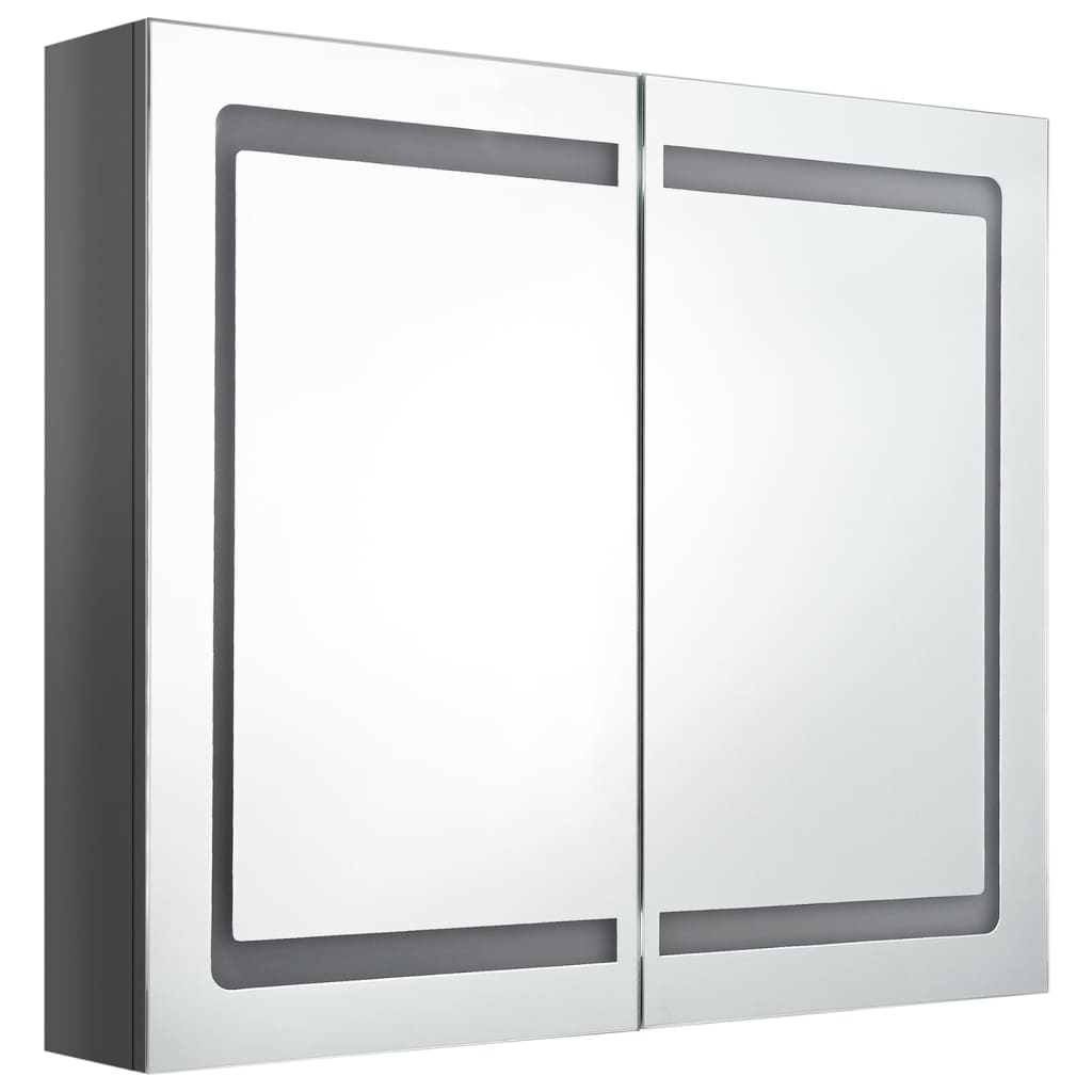 Led Bathroom Mirror Cabinet 80X12X68 Cm