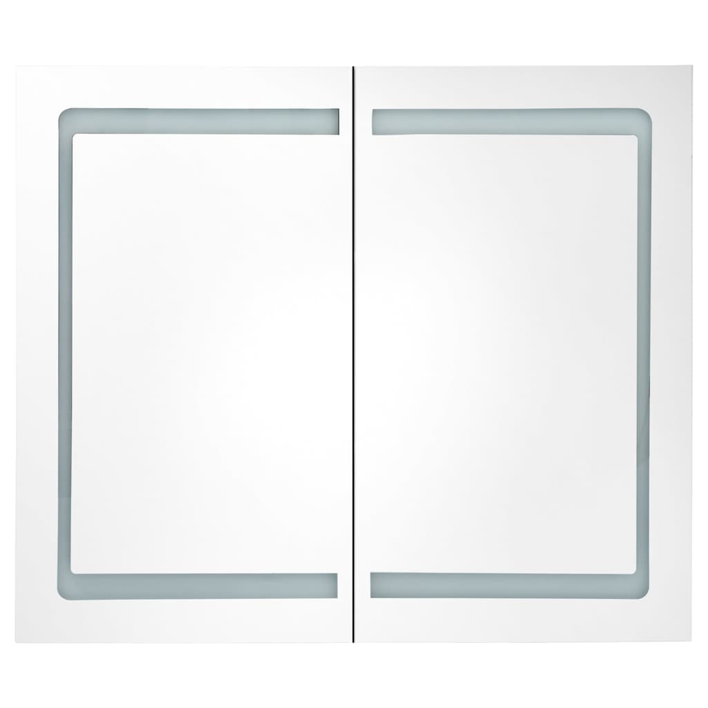 Led Bathroom Mirror Cabinet 80X12X68 Cm